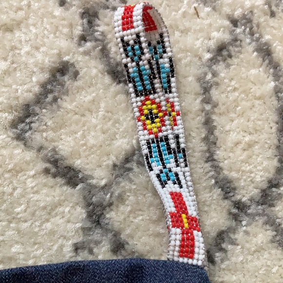 Muse beaded strap jean dress - Picture 6 of 15